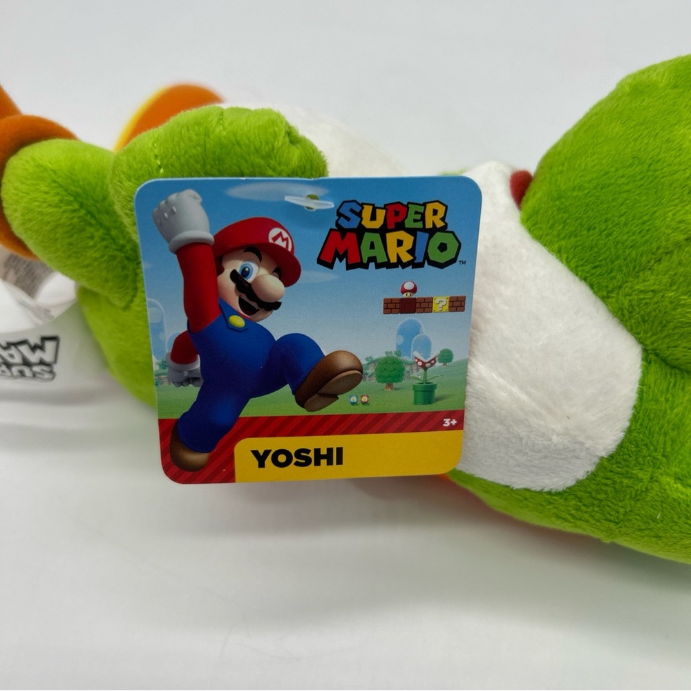 Super Mario 9-Inch Plush Doll Stuffed Set, Mario, Fire Mario, Yoshi - Picture 11 of 11